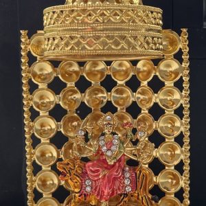Deity in pavilion