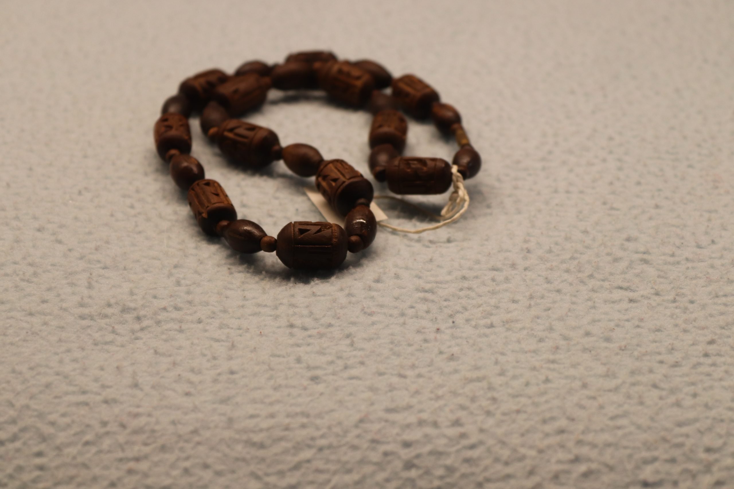 Tulsi Pendant with carved beads - Image 2