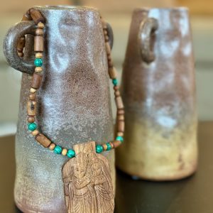 Radha & Krishna Tulsi Pendant
