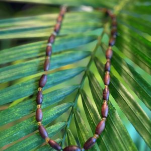 Tulsi & yellow, green & transparent beads Pendant