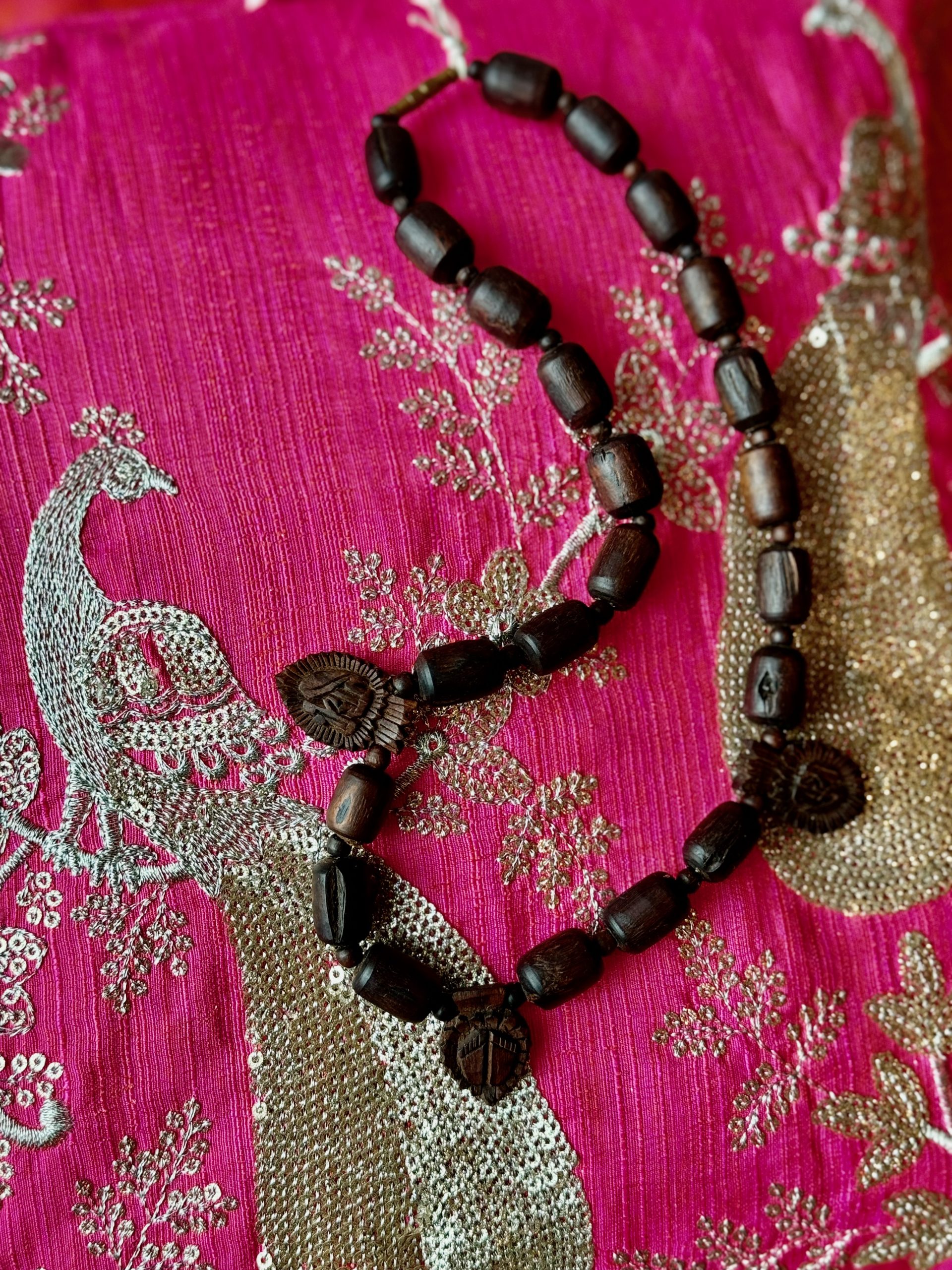 Lotus Feet & Radha Tulsi Pendant - Image 2
