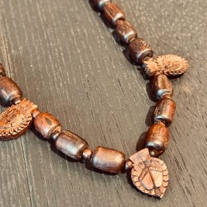 Lotus Feet & Radha Tulsi Pendant