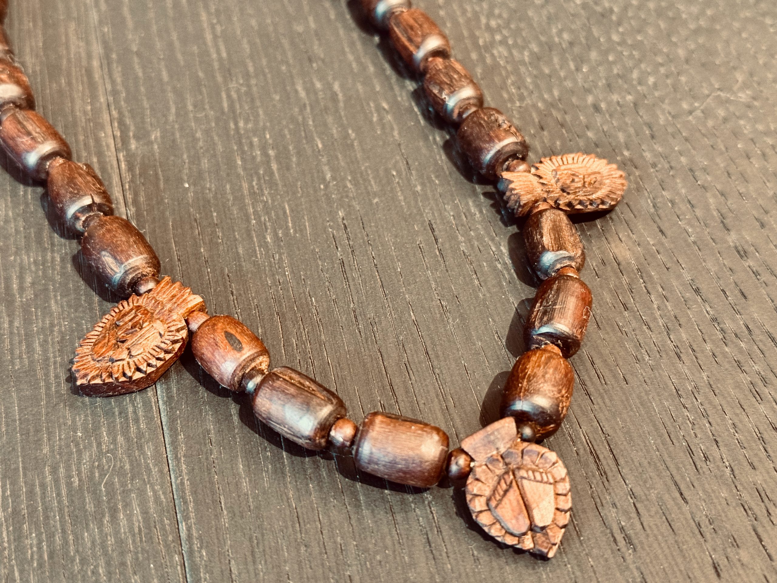 Lotus Feet & Radha Tulsi Pendant